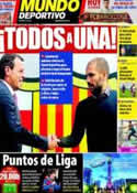 Portada Mundo Deportivo del 9 de Abril de 2011