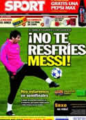 Portada diario Sport del 12 de Abril de 2011