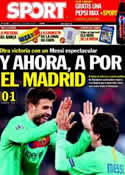 Portada diario Sport del 13 de Abril de 2011