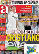 Portada diario AS del 15 de Abril de 2011