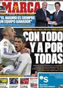 Portada diario Marca del 15 de Abril de 2011