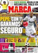 Portada diario Marca del 18 de Abril de 2011