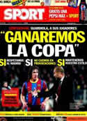 Portada diario Sport del 18 de Abril de 2011