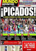 Portada Mundo Deportivo del 18 de Abril de 2011