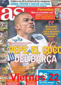 Portada diario AS del 23 de Abril de 2011