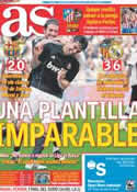 Portada diario AS del 24 de Abril de 2011