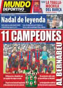 Portada Mundo Deportivo del 25 de Abril de 2011