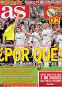 Portada diario AS del 28 de Abril de 2011