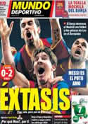 Portada Mundo Deportivo del 28 de Abril de 2011