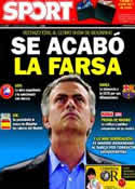 Portada diario Sport del 29 de Abril de 2011