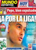 Portada Mundo Deportivo del 30 de Abril de 2011