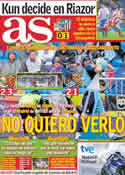 Portada diario AS del 1 de Mayo de 2011