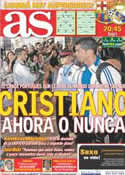 Portada diario AS del 3 de Mayo de 2011