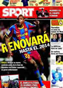 Portada diario Sport del 6 de Mayo de 2011