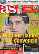 Portada diario AS del 10 de Mayo de 2011