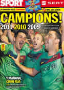 Portada diario Sport del 12 de Mayo de 2011