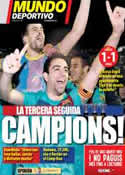 Portada Mundo Deportivo del 12 de Mayo de 2011