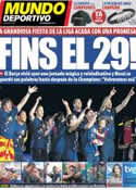 Portada Mundo Deportivo del 14 de Mayo de 2011