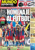 Portada Mundo Deportivo del 15 de Mayo de 2011