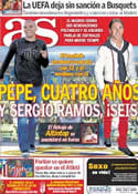 Portada diario AS del 17 de Mayo de 2011