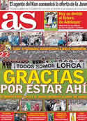 Portada diario AS del 19 de Mayo de 2011