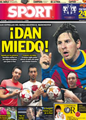 Portada diario Sport del 27 de Mayo de 2011