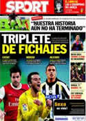 Portada diario Sport del 31 de Mayo de 2011