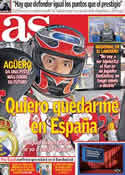 Portada diario AS del 3 de Junio de 2011