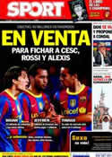 Portada diario Sport del 7 de Junio de 2011