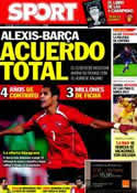 Portada diario Sport del 8 de Junio de 2011