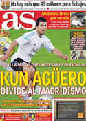 Portada diario AS del 9 de Junio de 2011