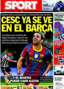 Portada diario Sport del 11 de Junio de 2011