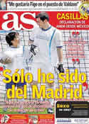 Portada diario AS del 14 de Junio de 2011