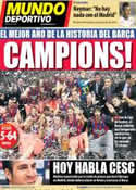 Portada Mundo Deportivo del 15 de Junio de 2011