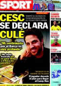 Portada diario Sport del 16 de Junio de 2011