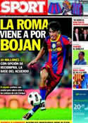 Portada diario Sport del 18 de Junio de 2011