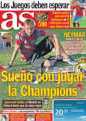 Portada diario AS del 20 de Junio de 2011