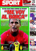 Portada diario Sport del 20 de Junio de 2011