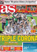 Portada diario AS del 26 de Junio de 2011