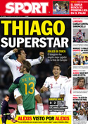Portada diario Sport del 26 de Junio de 2011
