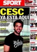 Portada diario Sport del 27 de Junio de 2011