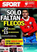 Portada diario Sport del 29 de Junio de 2011