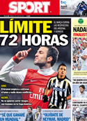 Portada diario Sport del 2 de Julio de 2011