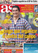 Portada diario AS del 4 de Julio de 2011