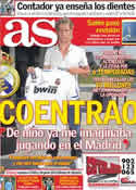 Portada diario AS del 6 de Julio de 2011