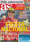 Portada diario AS del 11 de Julio de 2011