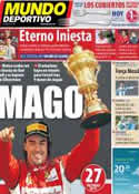 Portada Mundo Deportivo del 11 de Julio de 2011