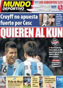 Portada Mundo Deportivo del 16 de Julio de 2011