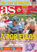 Portada diario AS del 21 de Julio de 2011