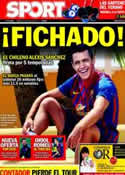 Portada diario Sport del 22 de Julio de 2011